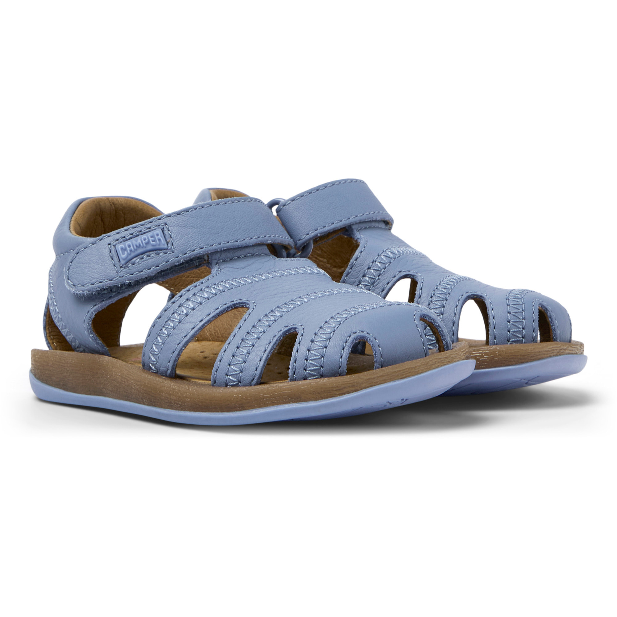 Sandalias - CAMPER Bicho - Azul - Cuero liso