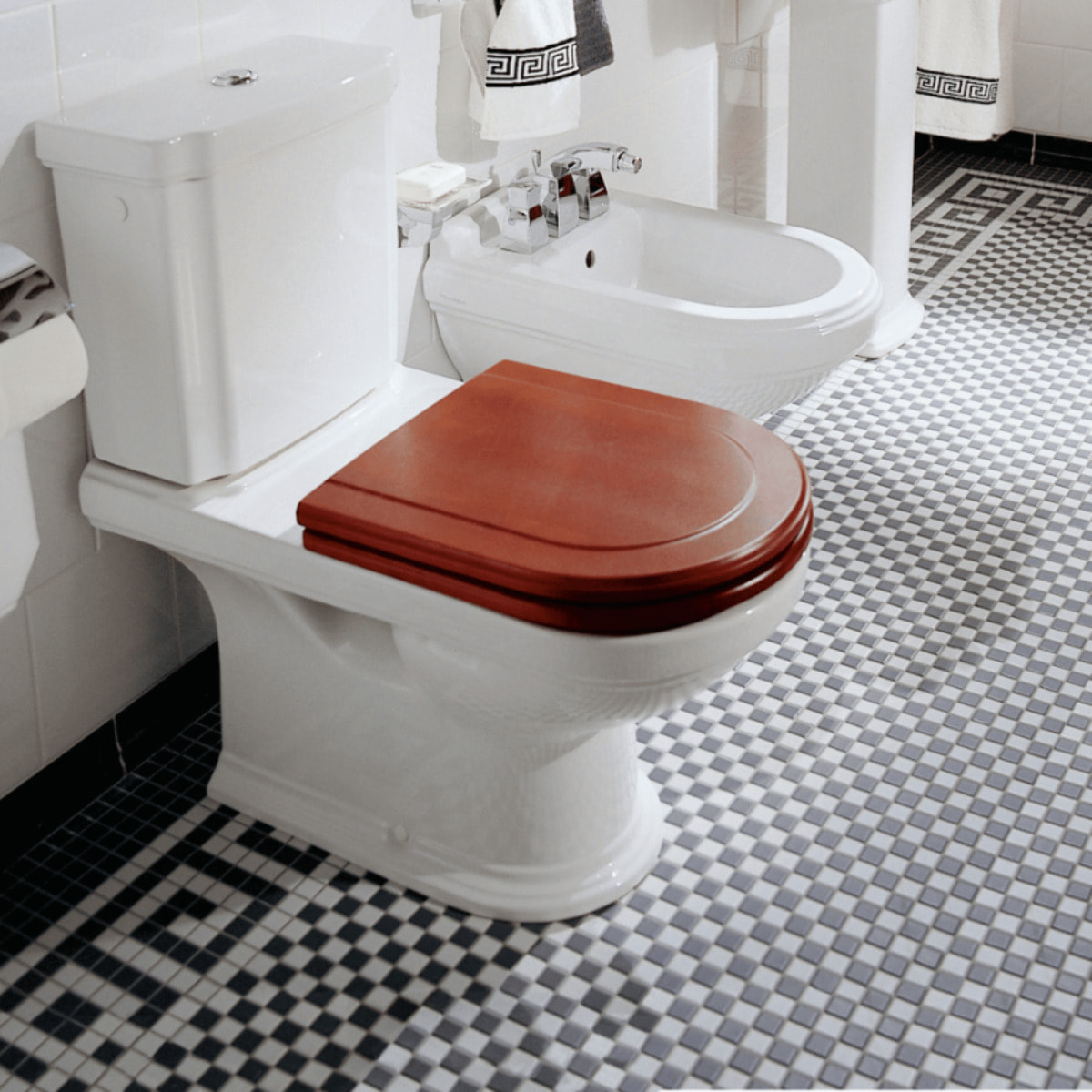 Réservoir WC avec 3/6L VILLEROY & BOCH Hommage blanc brillant