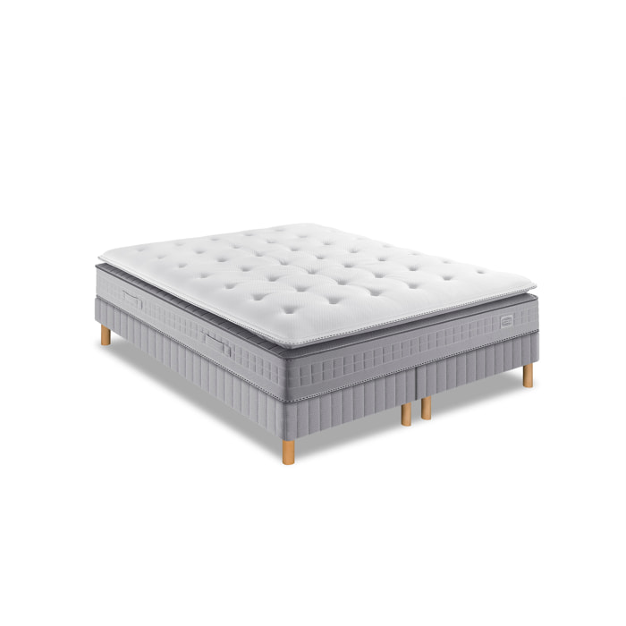 Ensemble EXTENSION matelas H29 Hybride, ferme, 2 sommiers