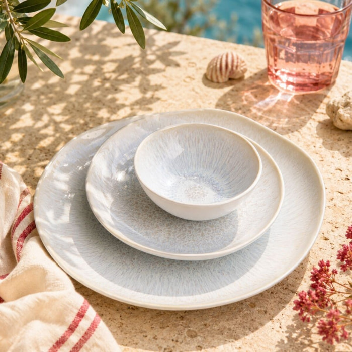 Lot de 6 petites assiettes à dessert, NUAGE