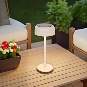 Lampe Bolty solaire argile H30cm