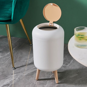 Poubelle de salle de bain push LIMO 9L