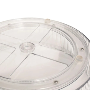 Organiseur rotatif Streaks D23cm transparent
