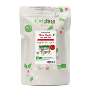 Maté Mojito - Maté Bio menthe citron - Infusettes 50x2g