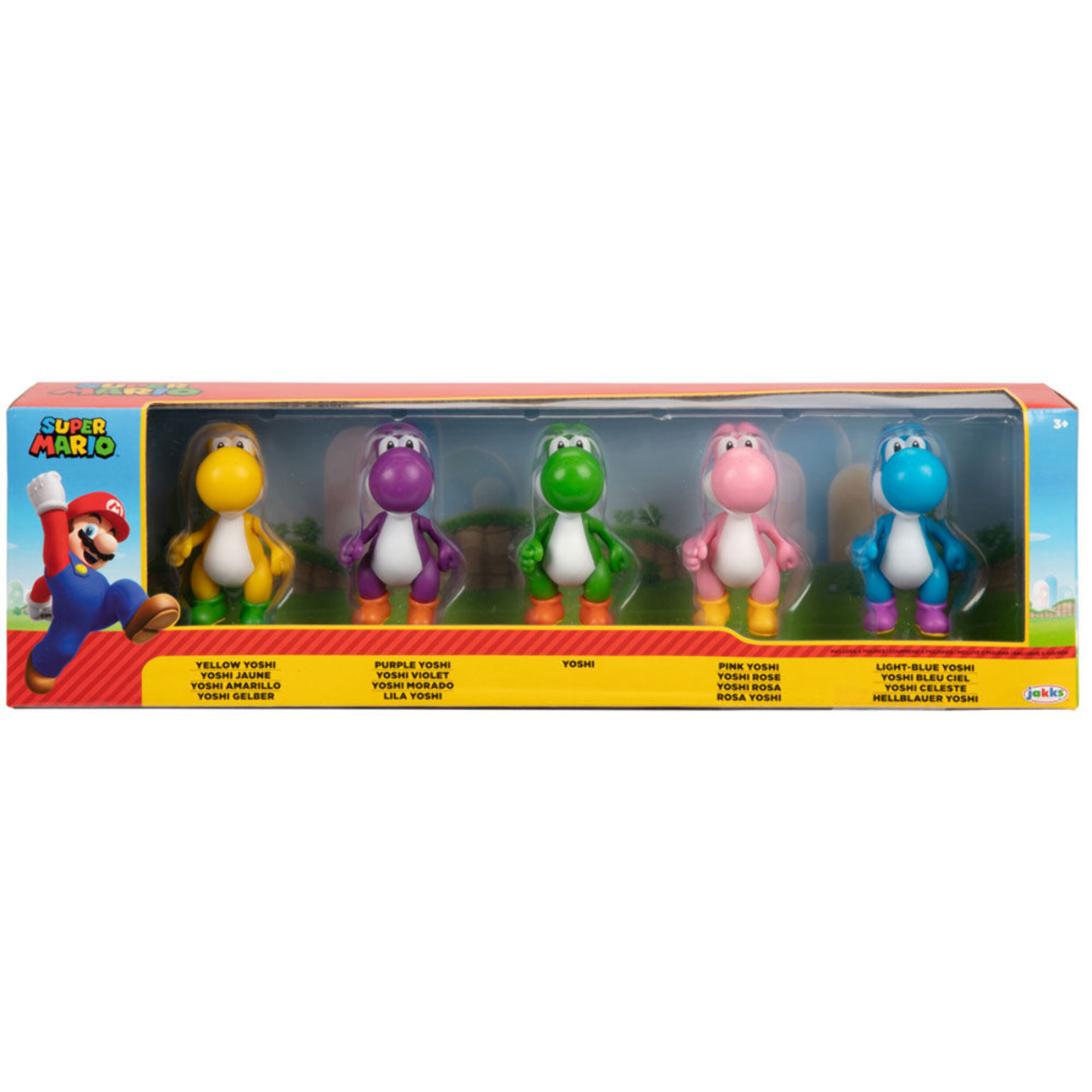 Super Mario Bros Yoshi Pack 5 Figura Jakks Pacific