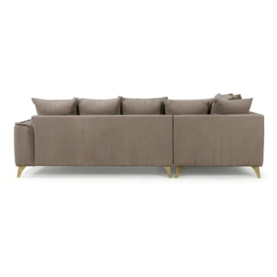 Canapé Tissu Angle Droit Altamo - 4 Places