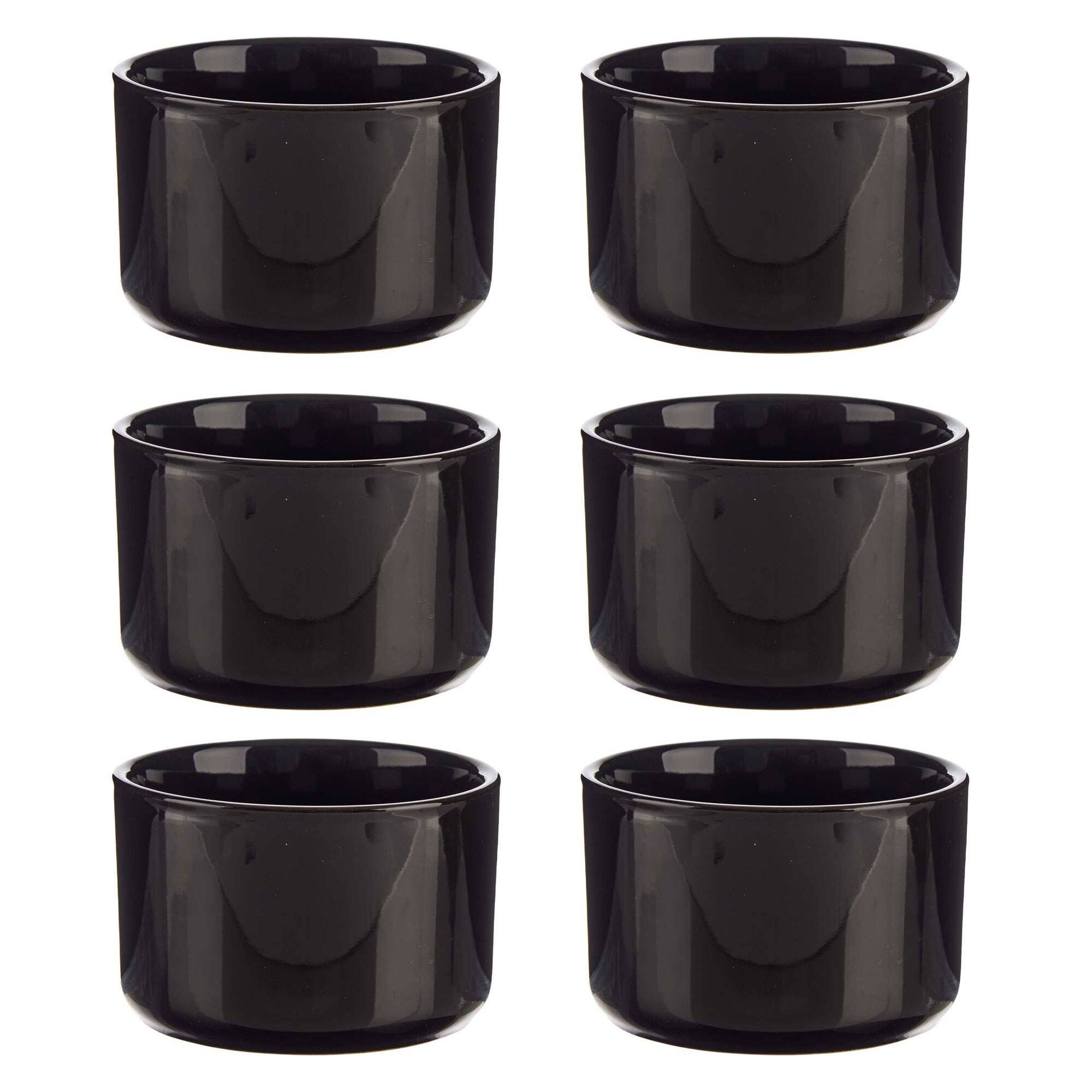 Set 6 bols porcelana redondos 350ml colección VESSIA