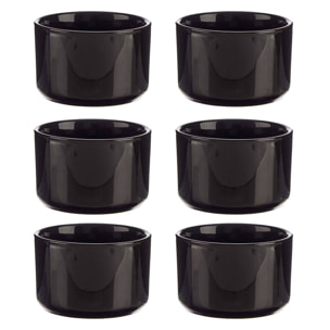 Set 6 bols porcelana redondos 350ml colección VESSIA