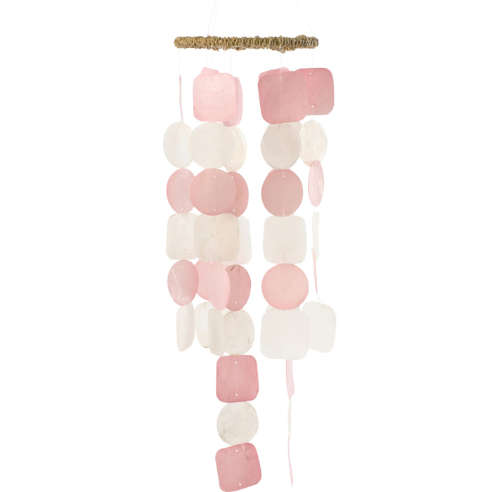 J-Line Carillon Lisa - coquillage - rose