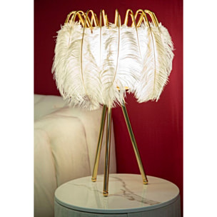 LAMPADA DA TAVOLO FEATHER STAND CM Ø 40X60