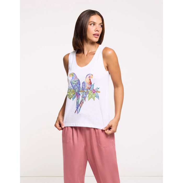 Camiseta Tirantes Blanco - Lofan