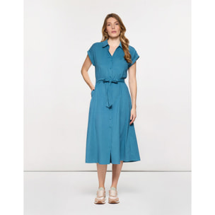 Vestido Midi Turquesa - Veronique II