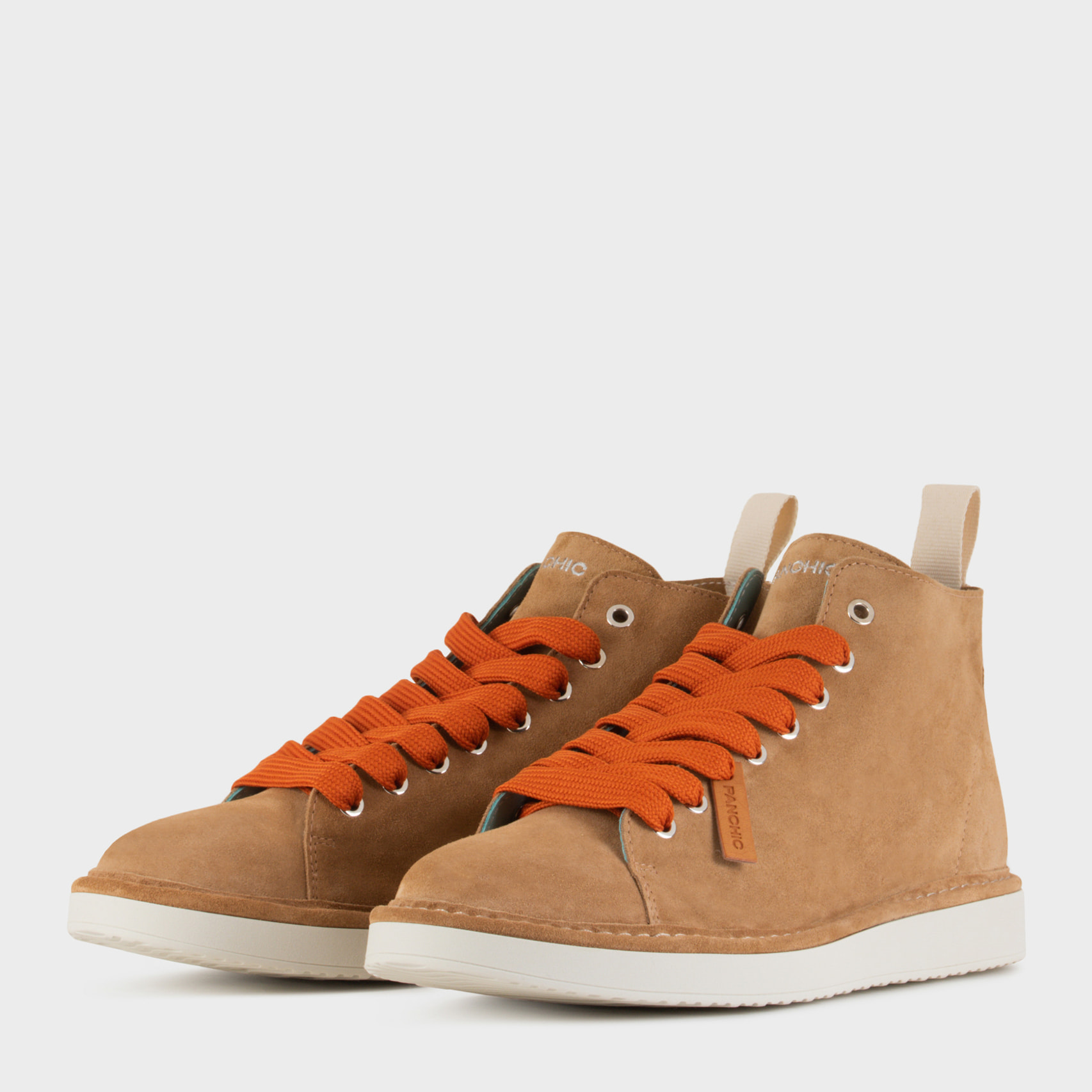 POLACCHINO P01 UOMO IN SUEDE BISCOTTO-ARANCIO BRUCIATO