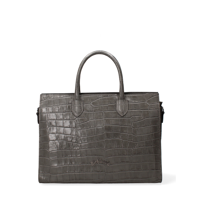 Borsa a mano da donna In Vera pelle Made in Italy 39x29x12 cm