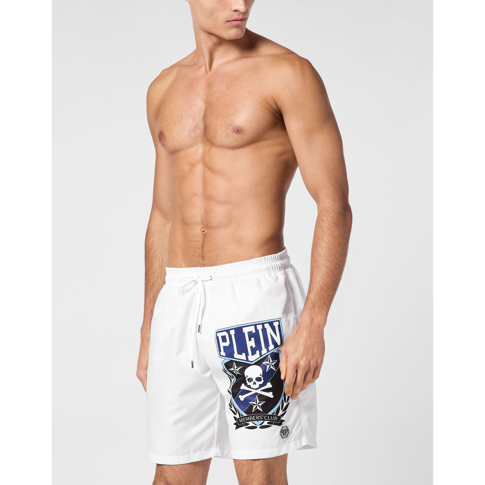 PHILIPP PLEIN Swim Trunks SKULL&BONES