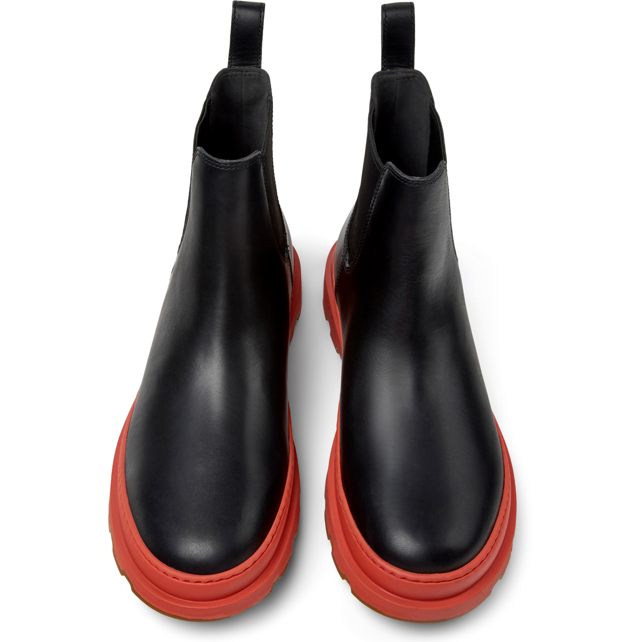 Botines - CAMPER Brutus+ - Marron - Cuero liso