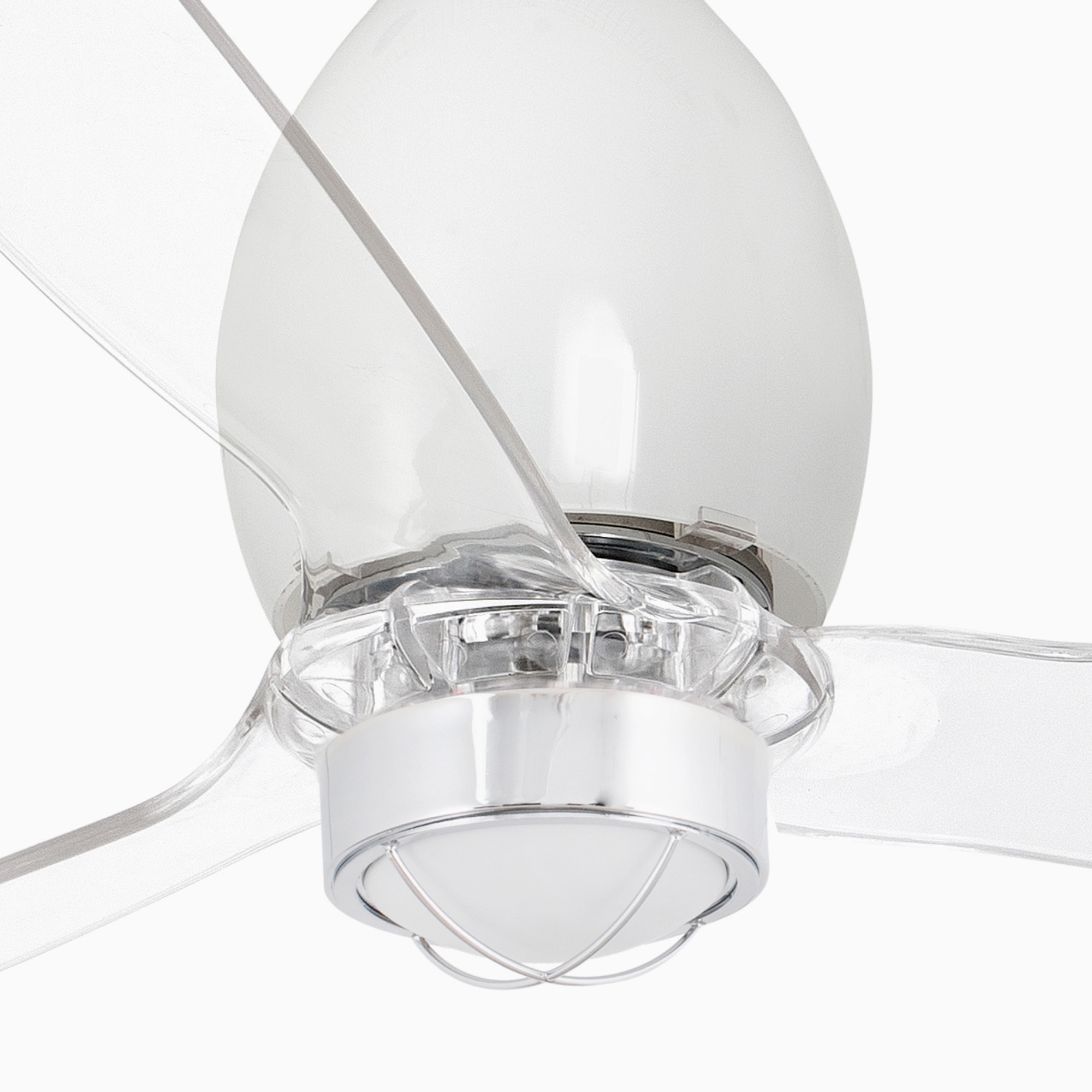 MINI ETERFAN M LED Ventilateur blanc brillant/transparent DC