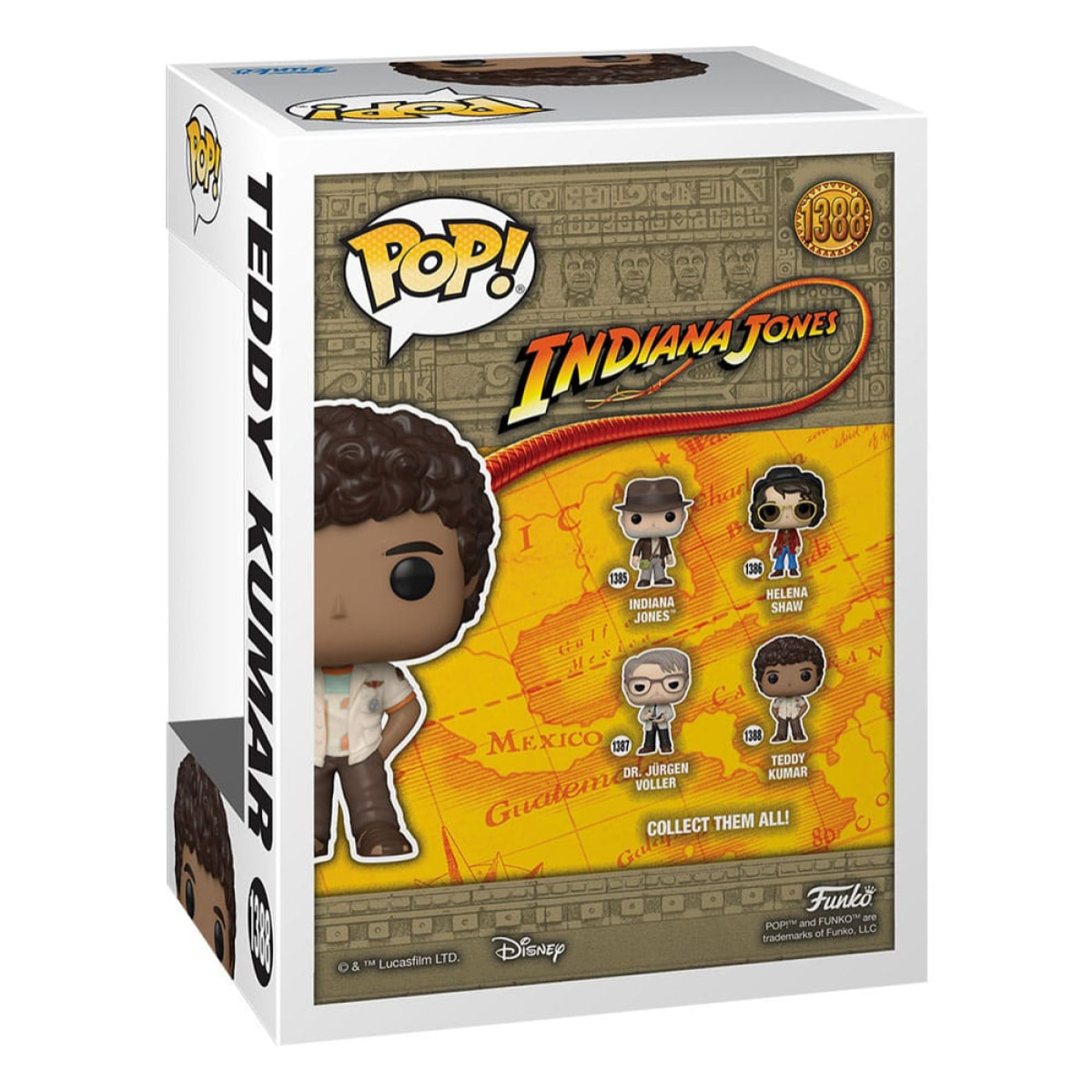 Indiana Jones 5 Funko Pop! Film Vinile Figura Teddy Kumar 9 Cm