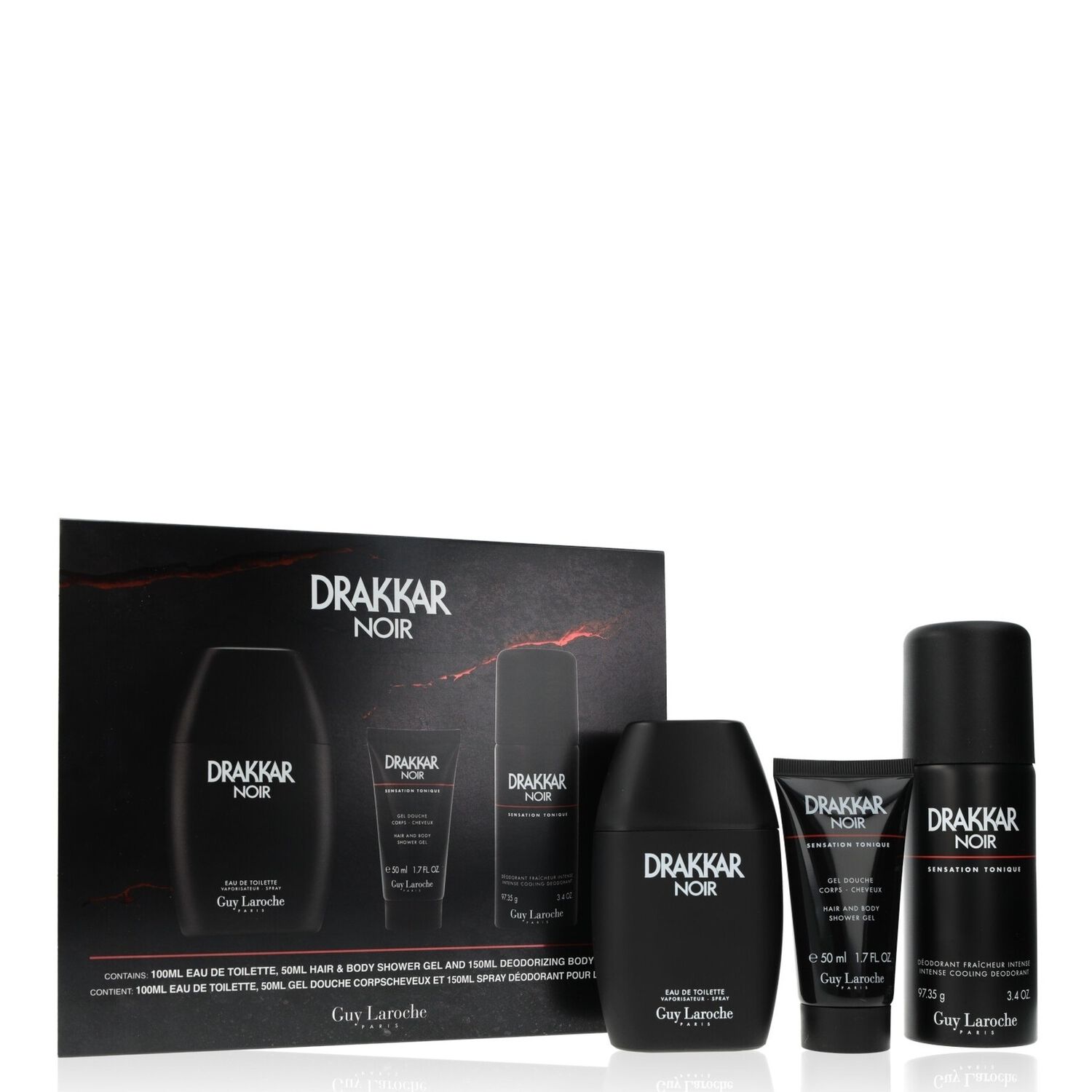 Drakkar Noir - Coffret Eau de Toilette 100ml + 2 Produits