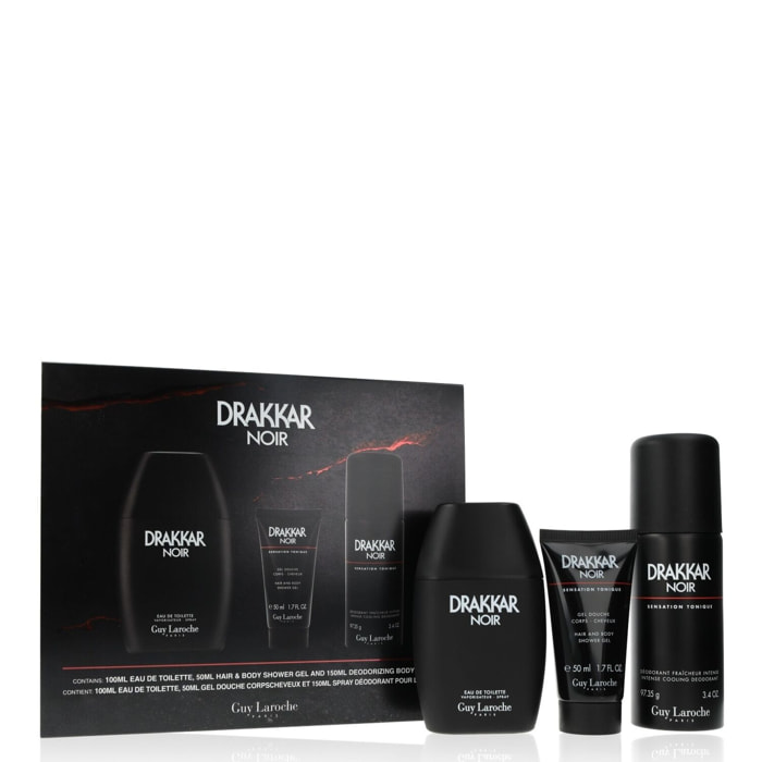 Drakkar Noir - Coffret Eau de Toilette 100ml + 2 Produits