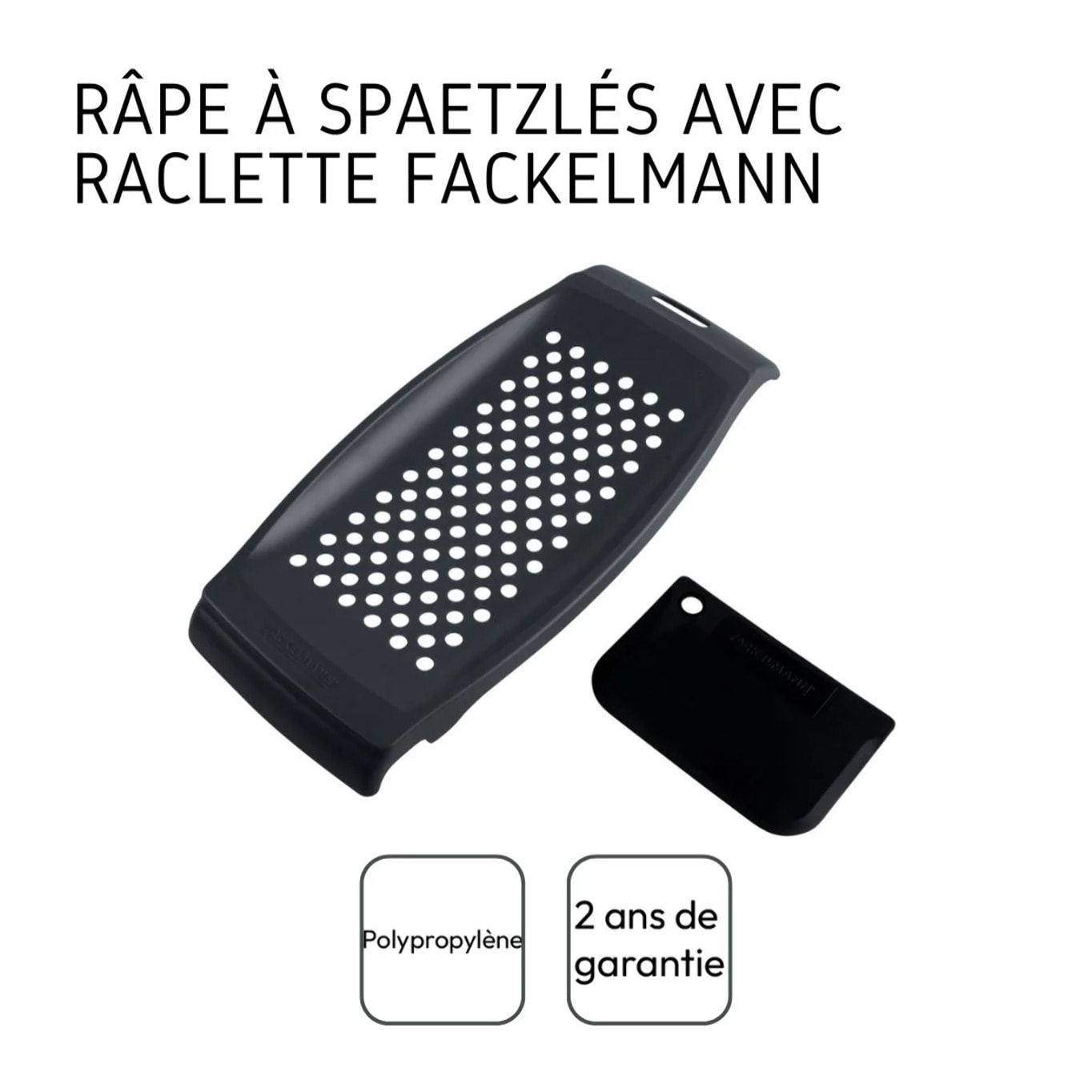 Lot de 2 râpes pour spaetzles maison 32 cmFackelmann