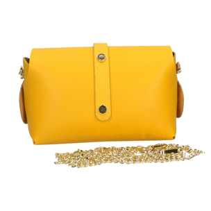 Chicca Borse Borsetta Clutch Giallo