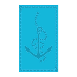 Telo Mare Spugna Disegno Sharm Tinta Unita