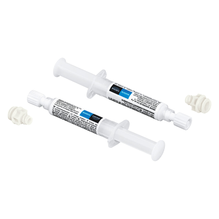 GROHE QuickGlue A2, colle pour accessoires de salle de bain (2 tubes)
