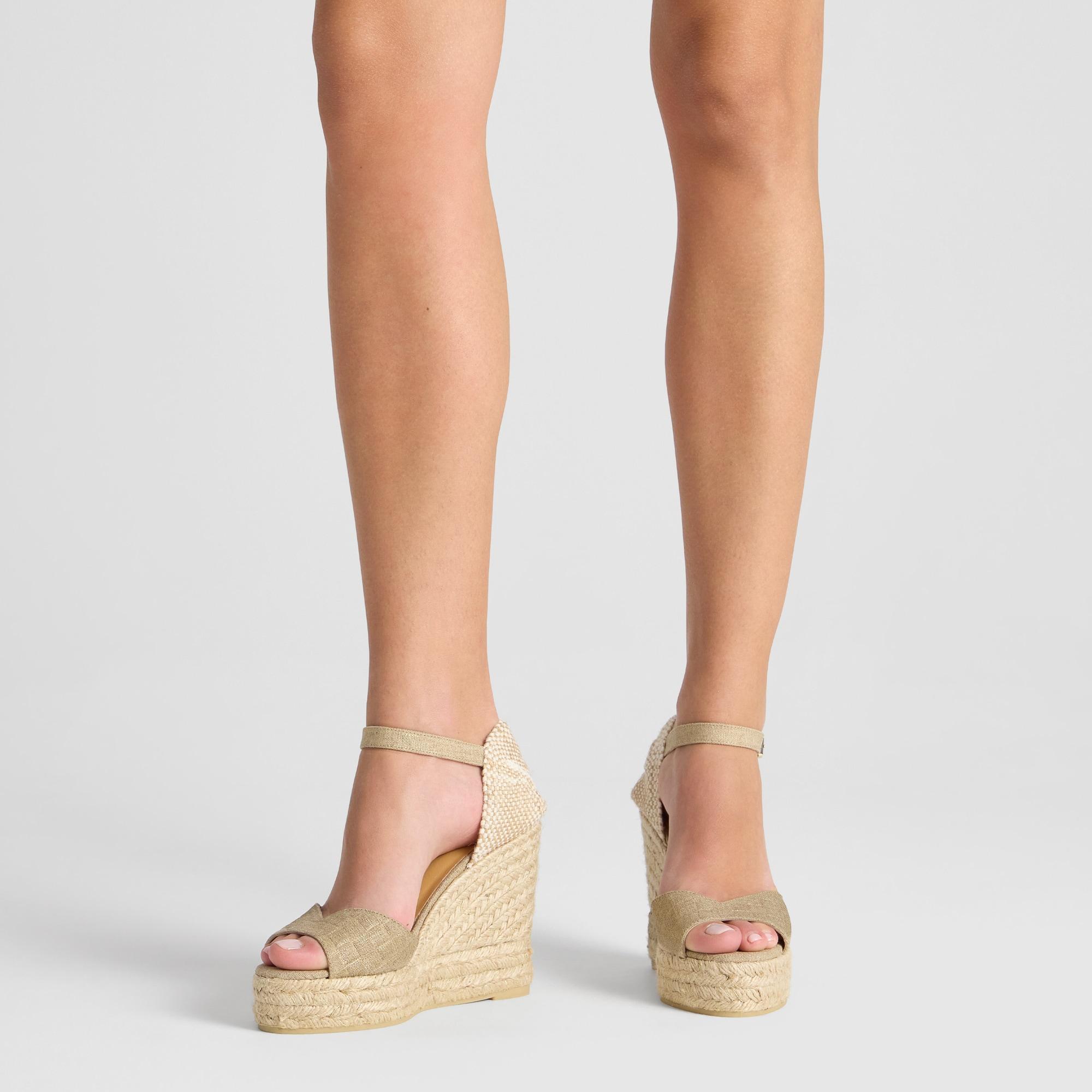 Sandalia Blaudi cuña de yute 11cm doble plataforma