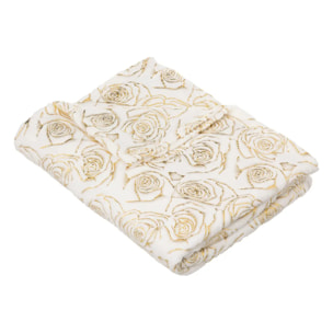 Plaid perle de rose 130x180