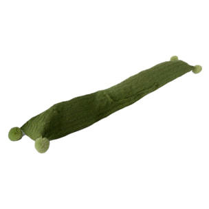 Paraspifferi in tessuto verde cm83x7h15