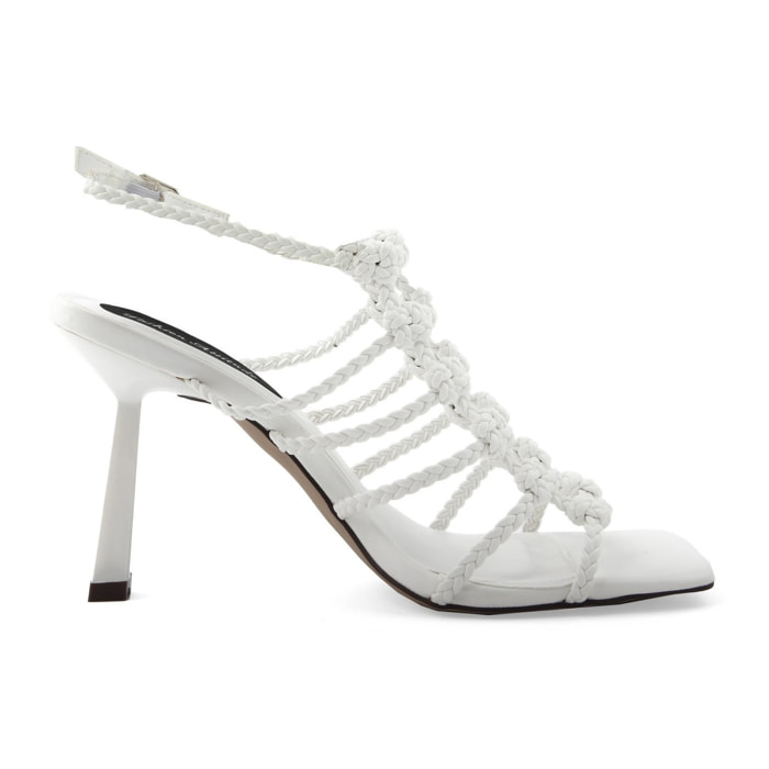 Sandali con tacco Donna Bianco