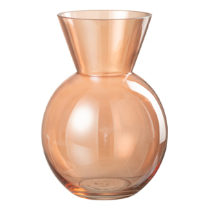 J-Line vase Lucy - verre - orange - medium