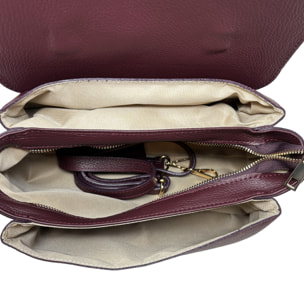 Borsa a Mano Elegante in Vera Pelle Made in Italy