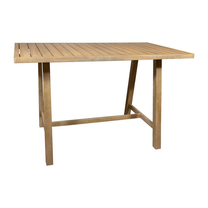 Table haute en bois d'acacia 156cm SAONA