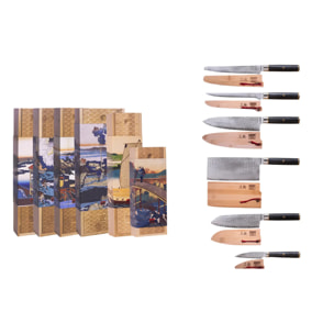 Set Completo di Coltelli (6 pezzi) - Collezione Pakka San-Mai