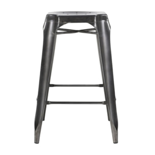 Tabouret de bar en métal au style industriel - STEAL