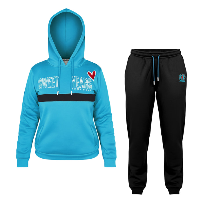 Tuta Homewear Donna SWEET YEARS Felpato