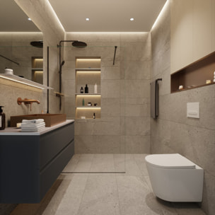 Vortex rimless WC suspendu 53,5 cm sans bride avec abattant SoftClose, effet Vortex, blanc brillant (CE142010RTORP)