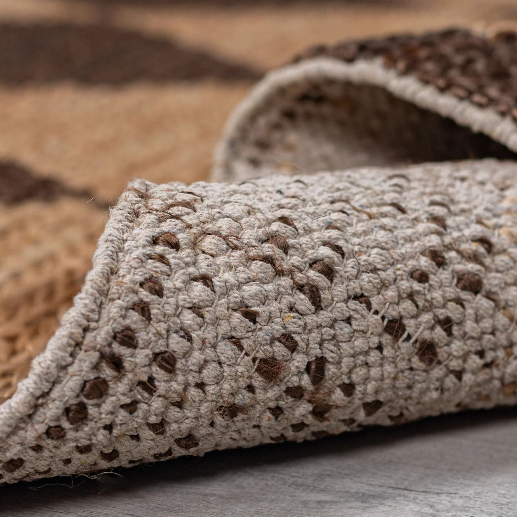 Tapis en jute de couloir  EFFIE