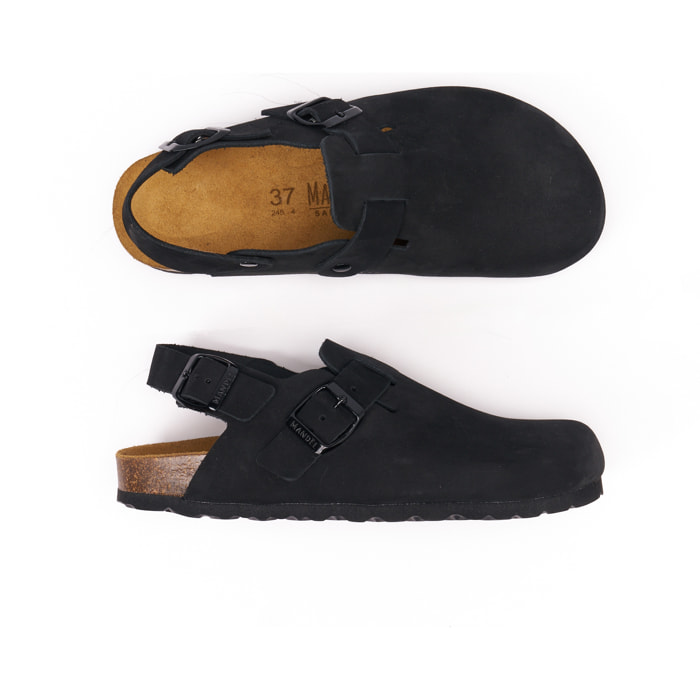 Pantofola Mandèl Nero