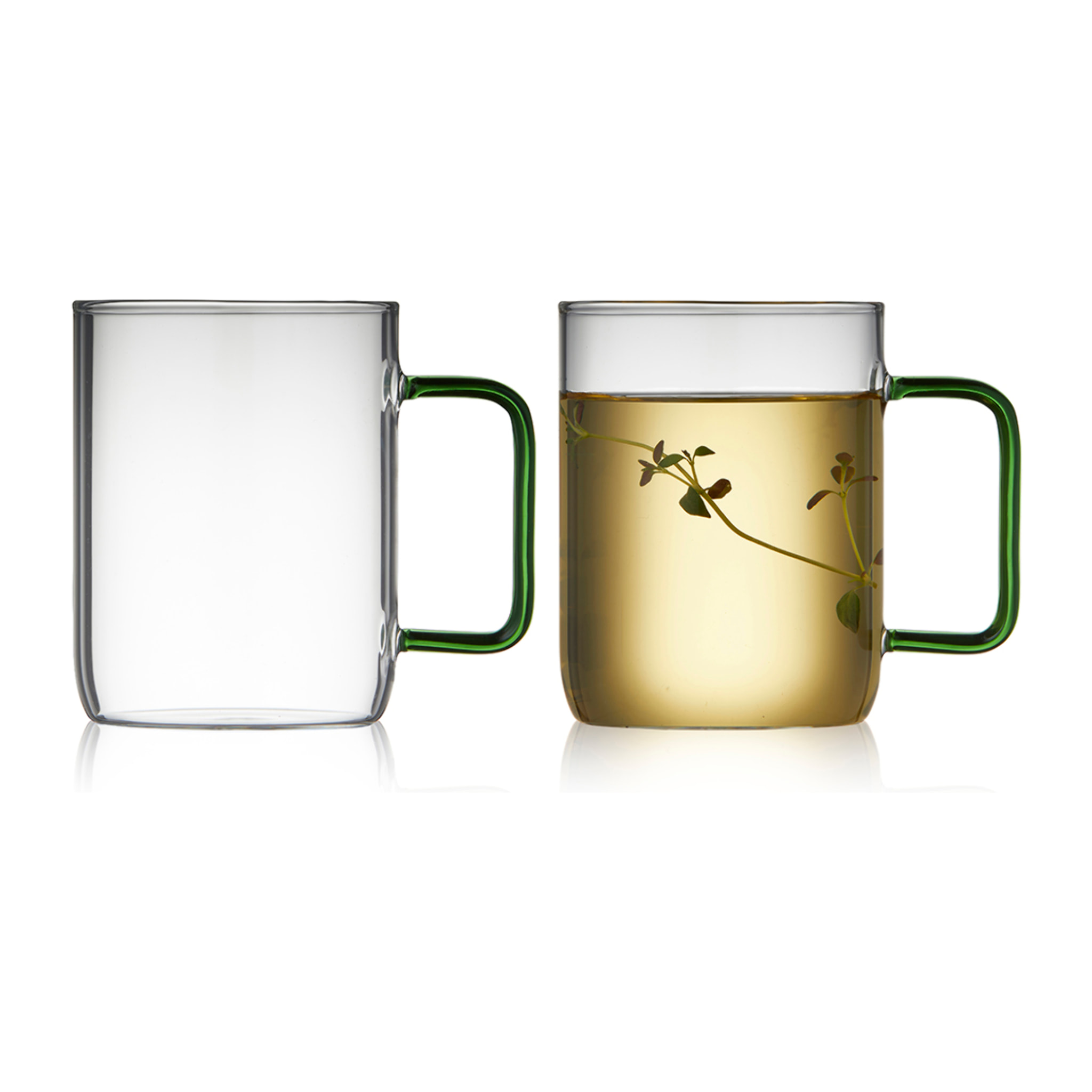 Set de 2 mugs en verre Torino 40cl