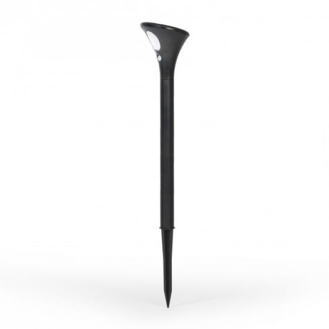 Lampe borne solaire 2 en 1 - lot de 2