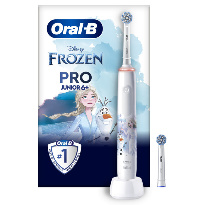 Oral-B Pro Junior La reine des neiges Brosse À Dents Électrique, 6 Ans Et Plus