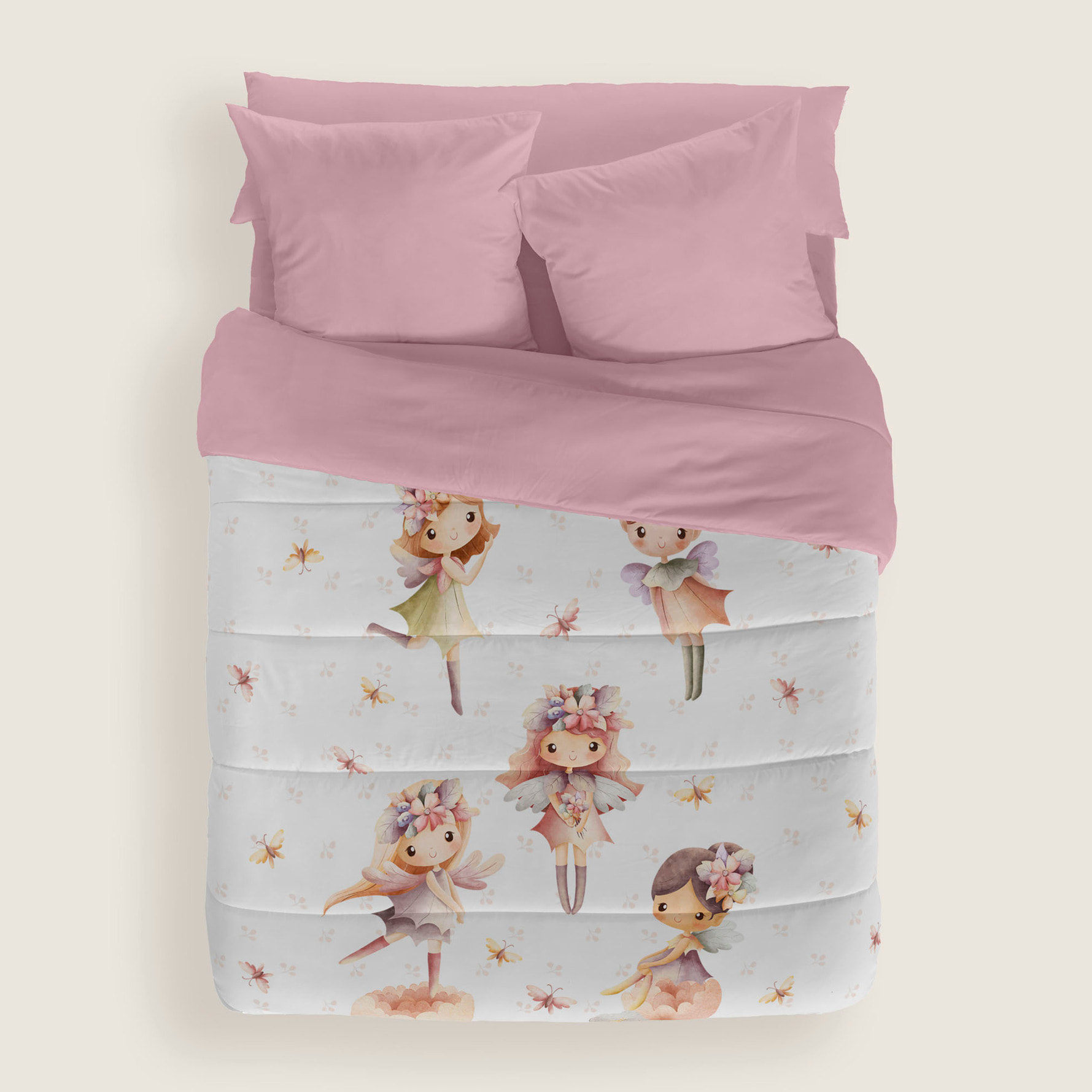 Edredón Nórdico Estampado - Infantil - 100% Poliéster Microfibra - 300 gr/m² con Tacto Pluma - Wings
