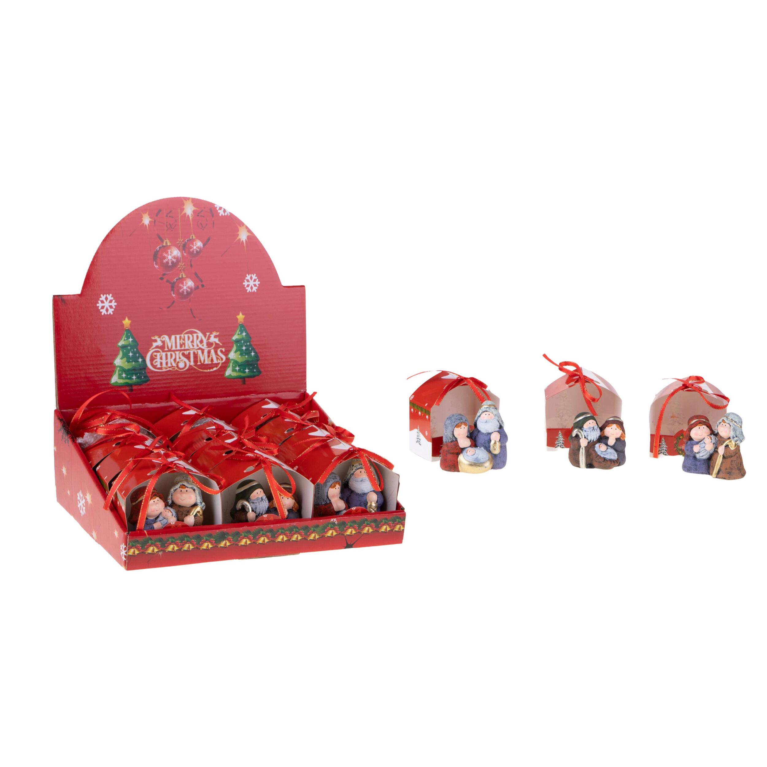 Nativita assortito - Pezzi 12 - 7xH7,8x5,5cm - Bianchi Dino SpA