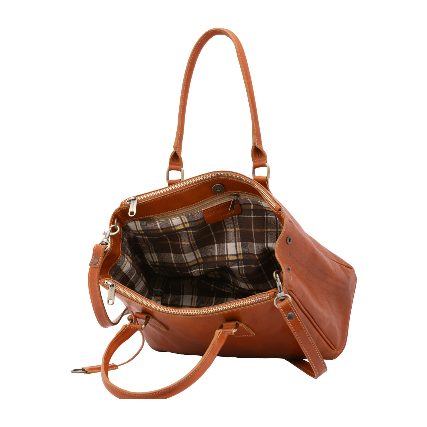 Borsa a tracolla  da donna In Vera pelle Made in Italy 35x23x16 cm