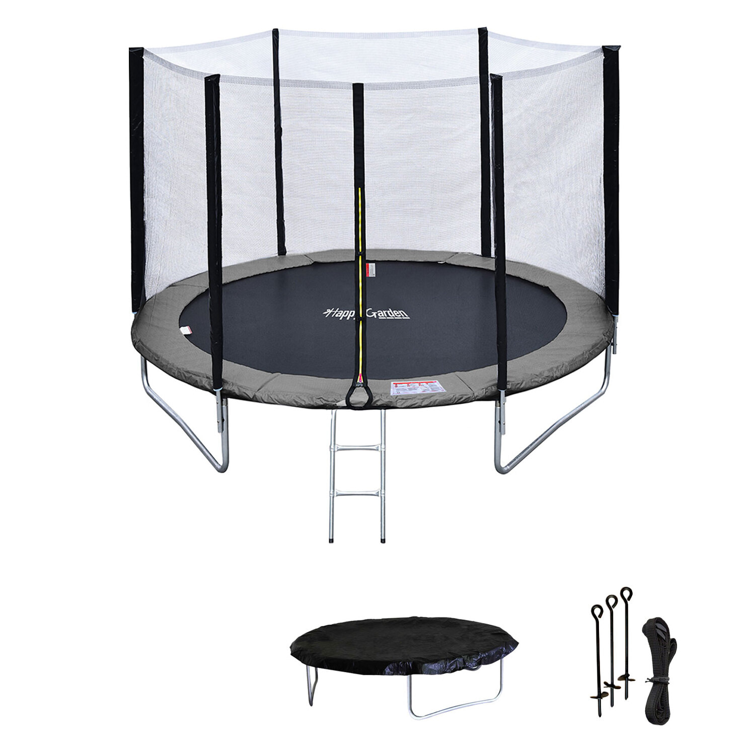 Trampoline réversible avec accessoires - Rose