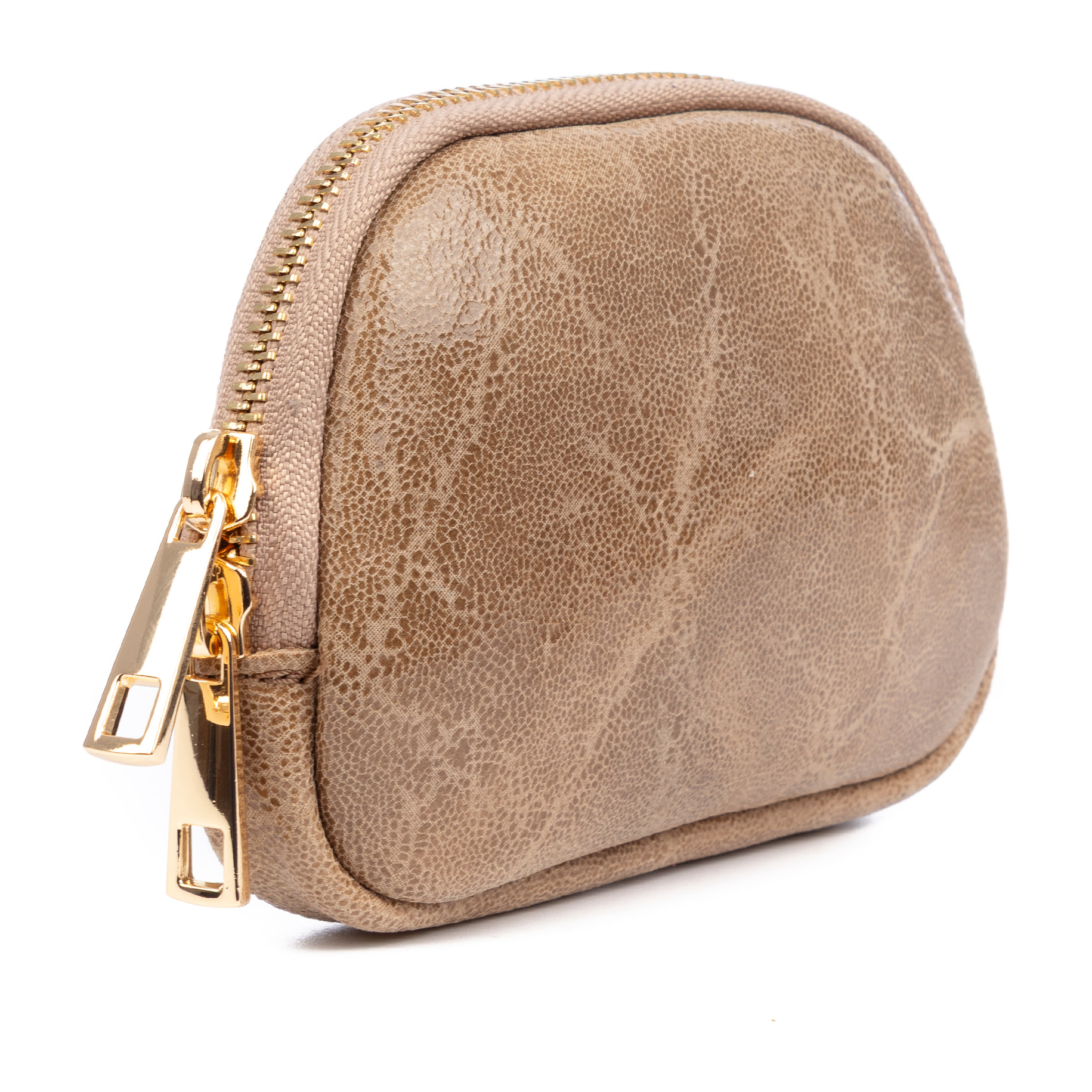 Baratili monedero portatodo mujer. Piel auténtica Gamuza acabado lavado a la piedra.