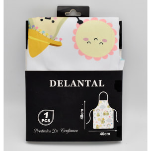 Grembiule regolabile design avocado 40x48 cm.